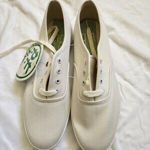 WOMEN'S P.F. FLYERS, WHITE, SIZE 10